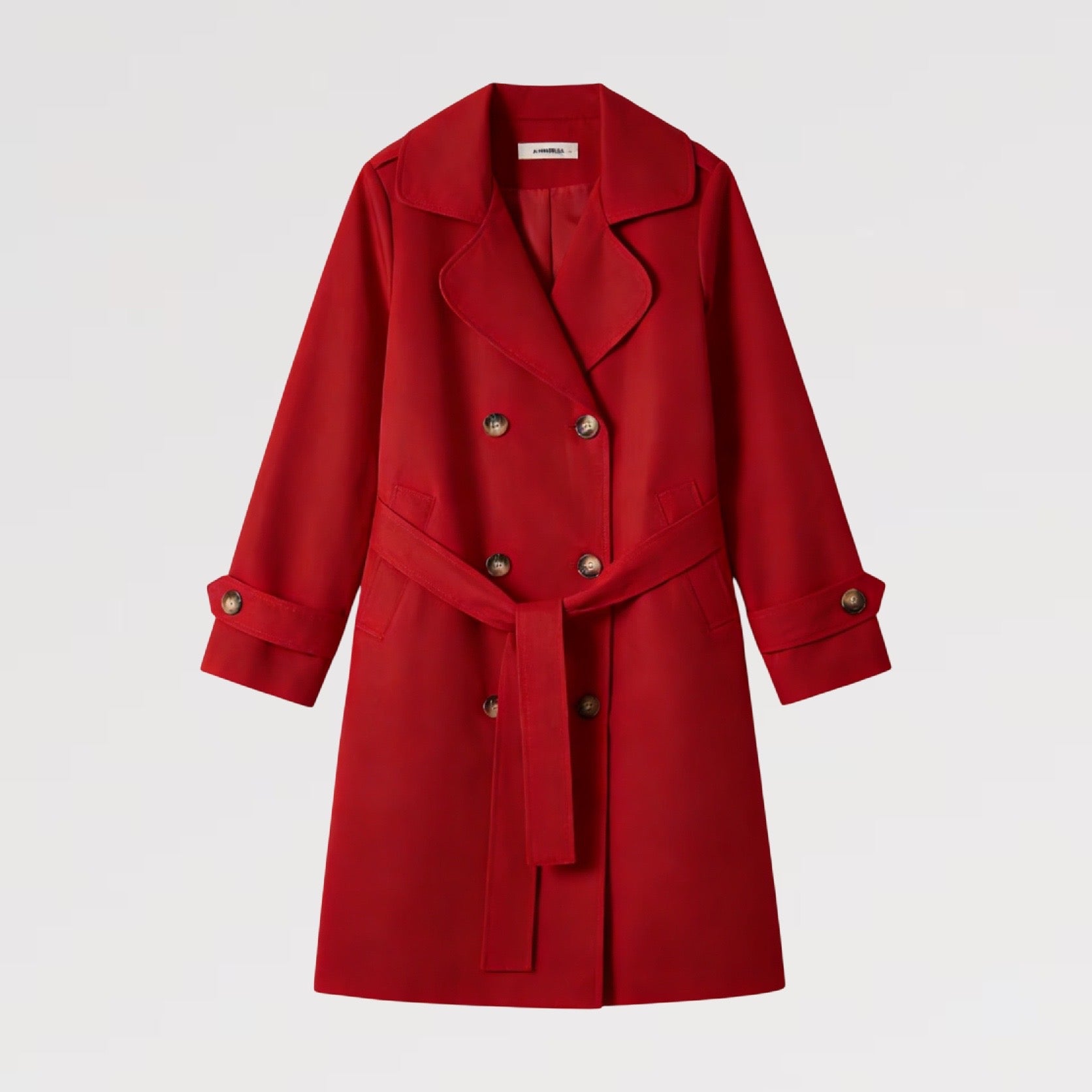 【Lady First】Trench Coat Elegance - Made in Italy - Eleganza Italiana con Stile Distintivo e Design Affascinante Sette Colori Eleganti Cuffia