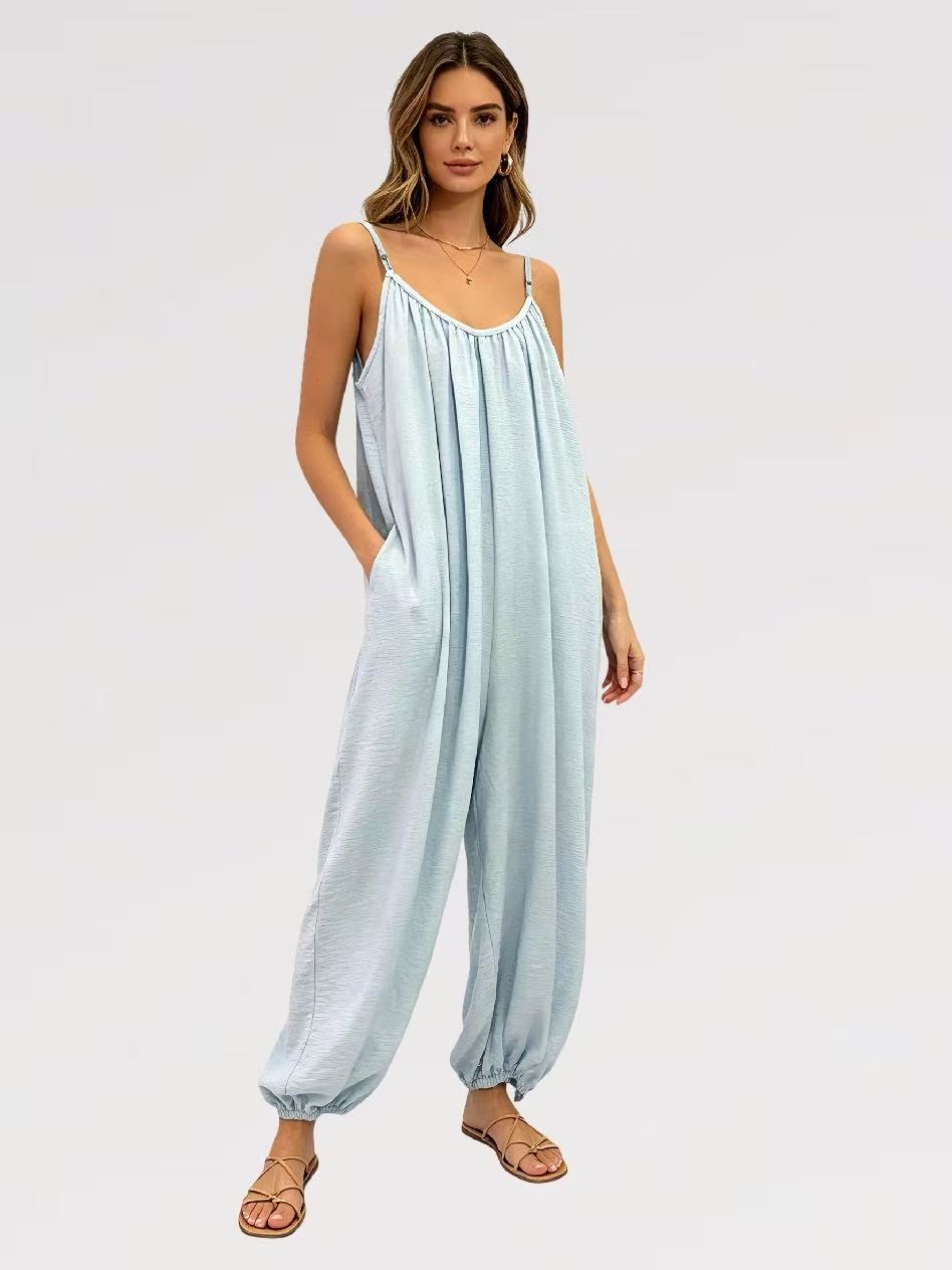 Tuta Boho Breeze – Jumpsuit Morbida - viscosa - Made in Italy
