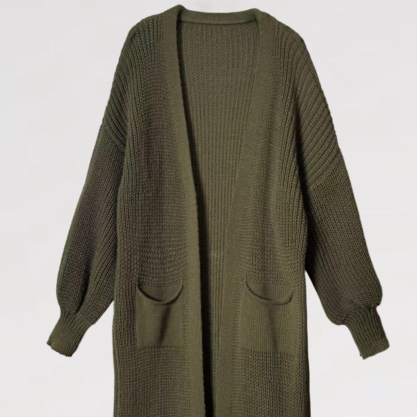Maxi Cardigan Comfort Soft Style  – Made in Italy