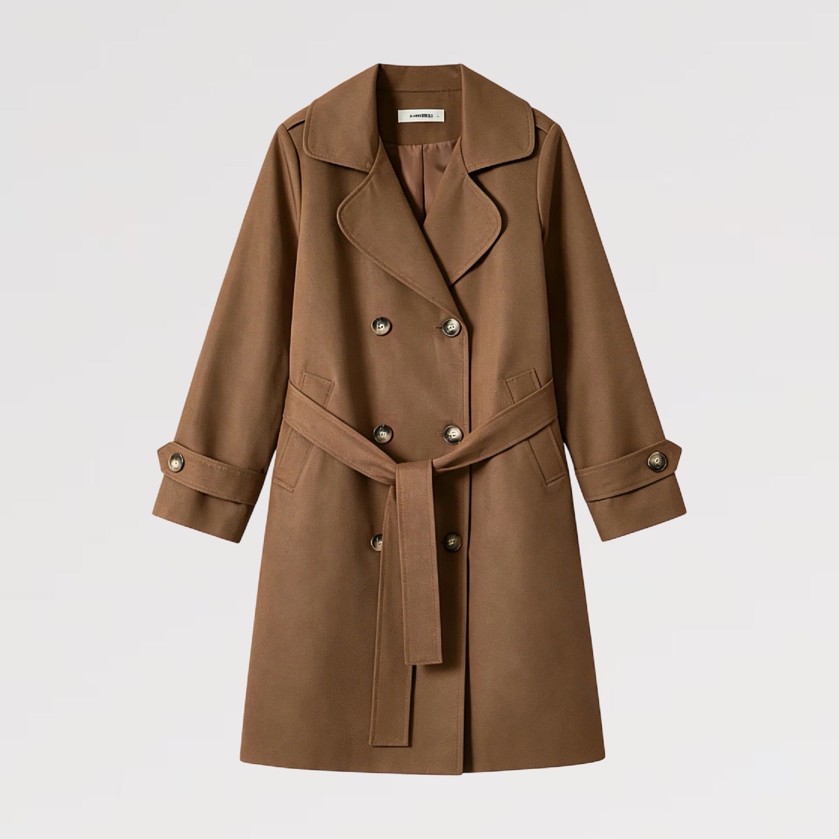 【Lady First】Trench Coat Elegance - Made in Italy - Eleganza Italiana con Stile Distintivo e Design Affascinante Sette Colori Eleganti Cuffia