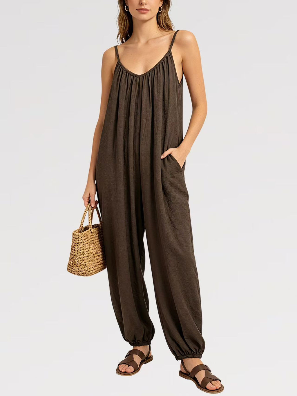 Tuta Boho Breeze – Jumpsuit Morbida - viscosa - Made in Italy