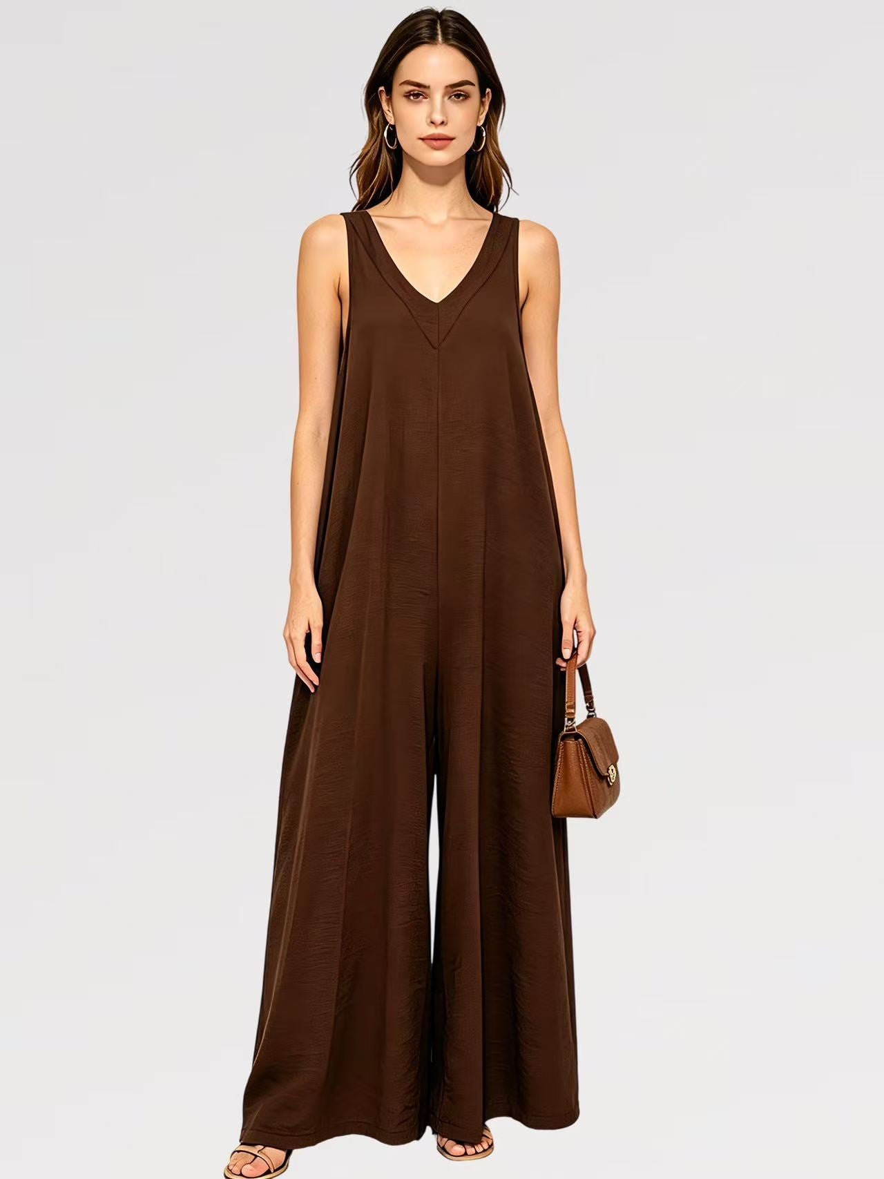 Tuta Infinity Flow – Jumpsuit Palazzo Viscosa - Made in Italy