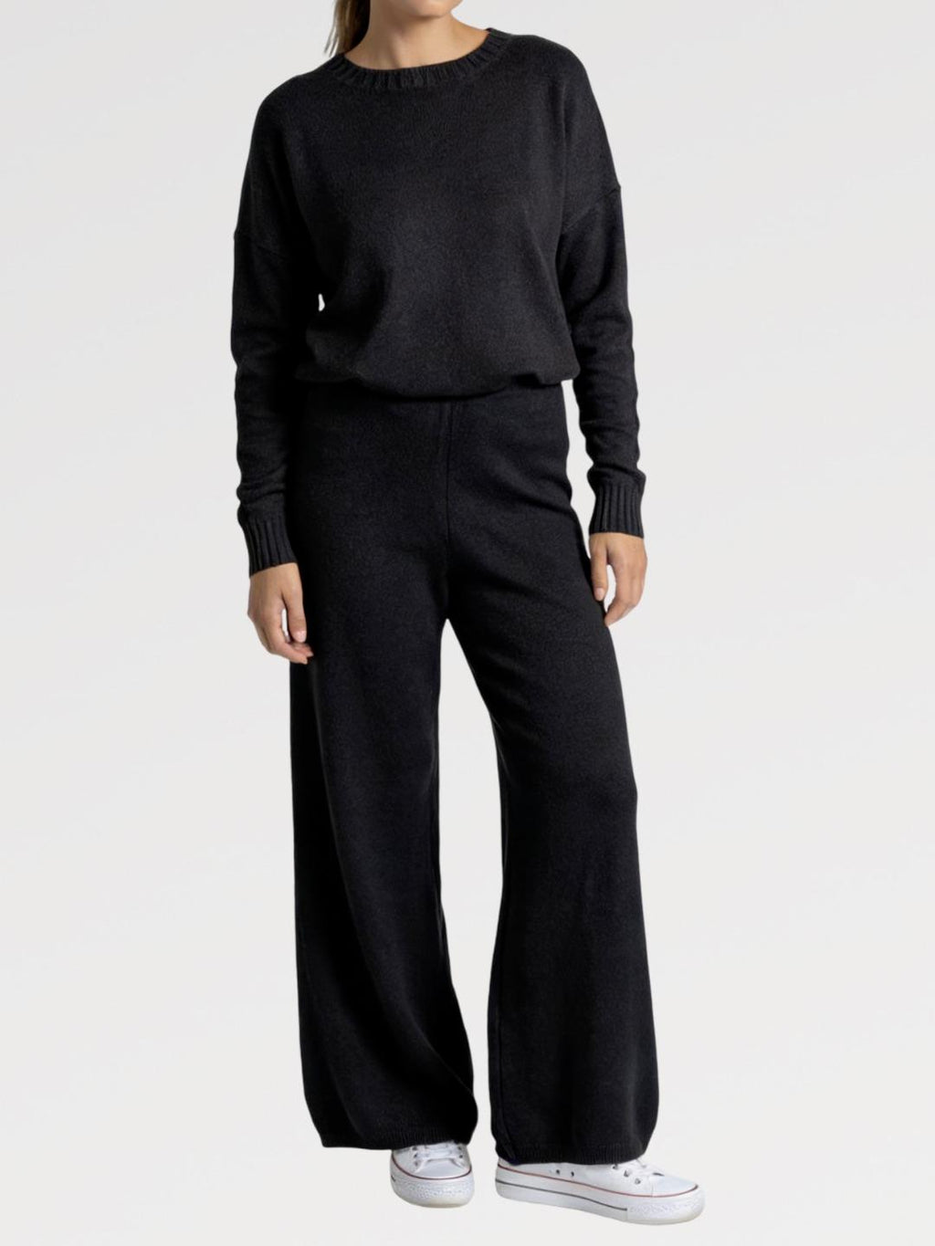 Completo Comfort Luxe in Maglieria - Made in Italy Set Lounge Casual Set Di Abbigliamento Coordinato