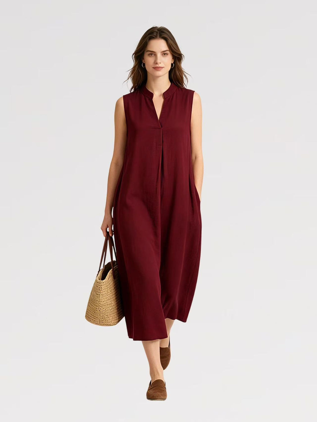 Abito Maxi Dress Fluido - Made in Italy