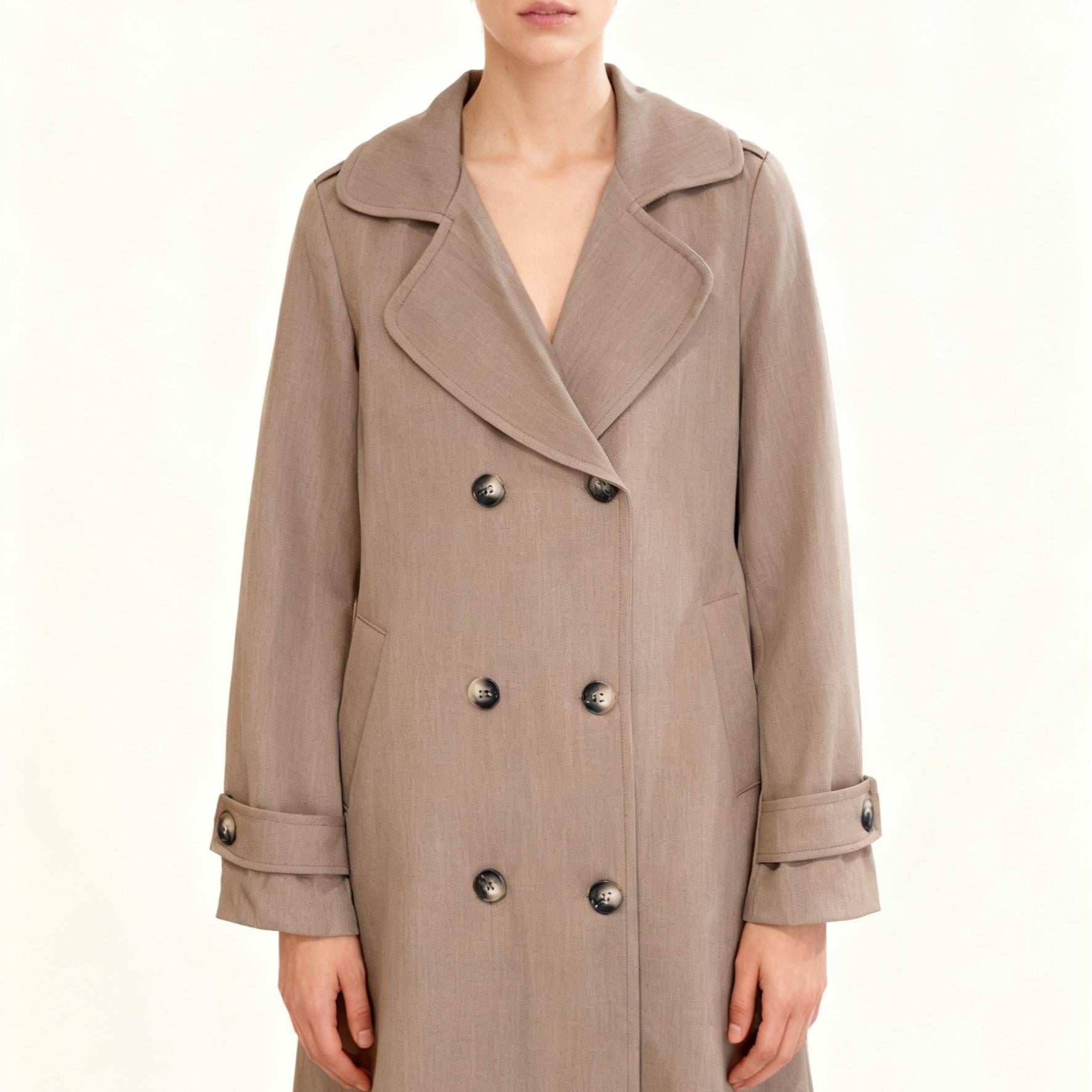 Trench Coat Elegance - Made in Italy - Eleganza Italiana con Stile Distintivo e Design Affascinante Sette Colori Eleganti Cuffia