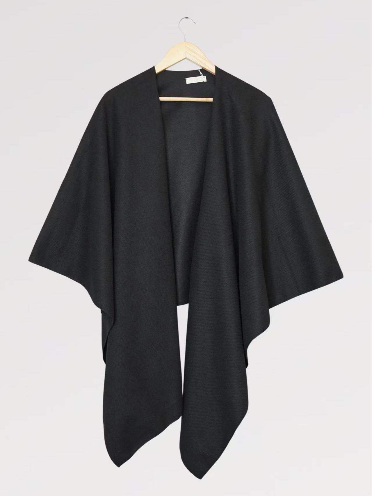 Maxi Mantella Fiocco Cammello - Made in Italy, Tessuto Caldo e Leggero, Taglio Morbido, Perfetto per Maglioni e Camicie, Taglia Unica, Eleganza e Comfort