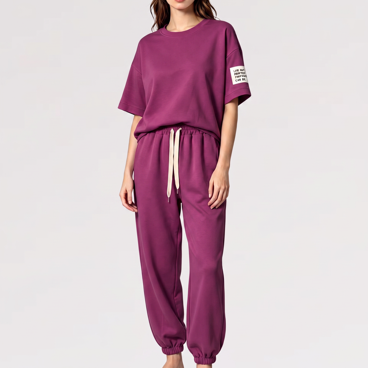【Lady First】Completo Relax Maniche Corte - Made in Italy