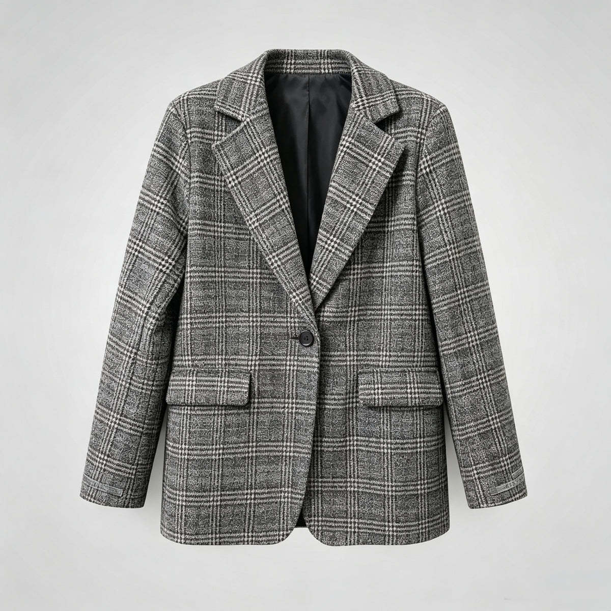 【Lady First】Blazer Monica oversize a quadri  | Giacca donna made in Italia