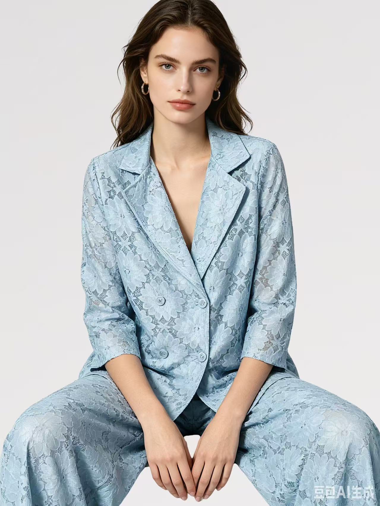 Completo Tailleur in Pizzo - Made in Italy