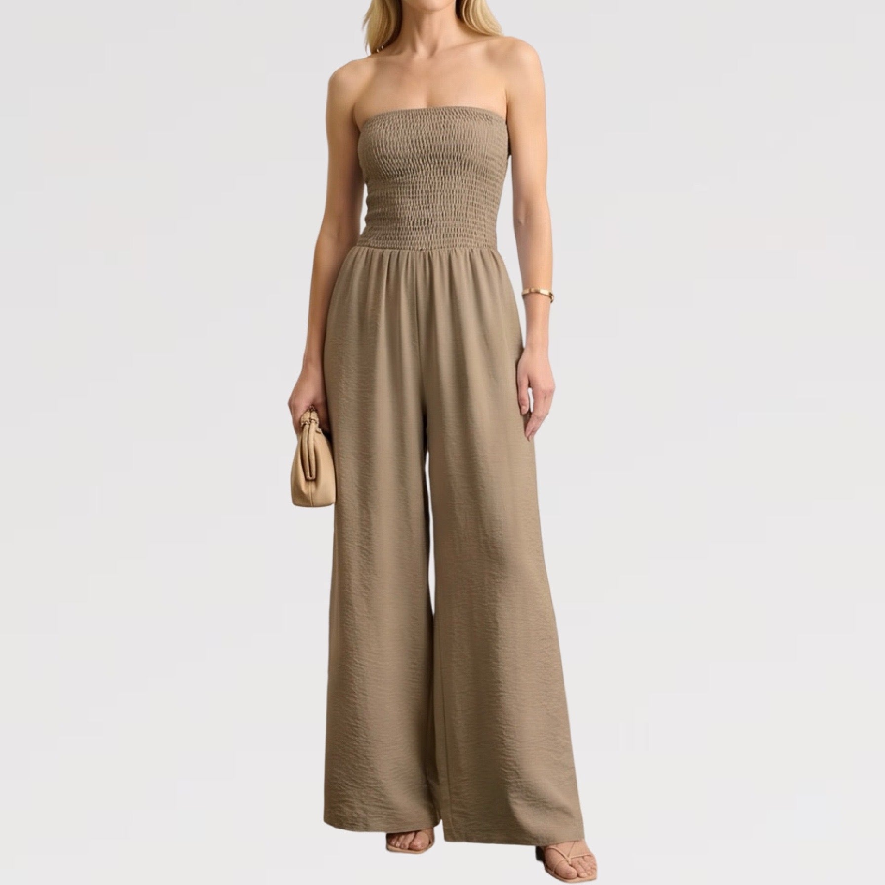 【Lady First】Tuta SOLEA Bandeau Viscosa Made in Italy Linea Soft