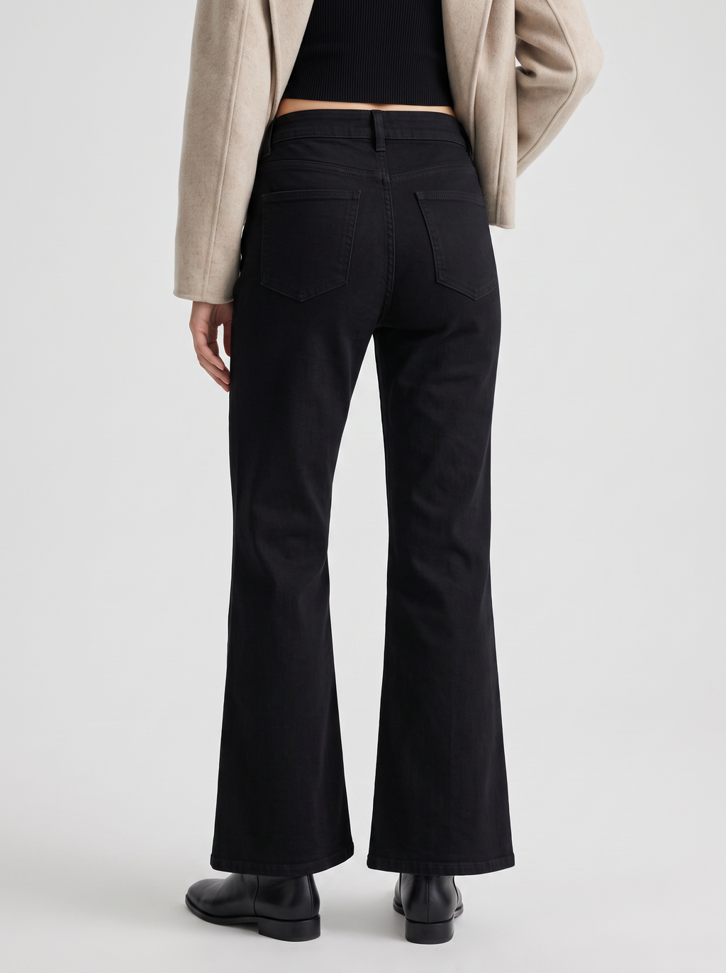 【Lady First】Jeans Angela a zampa vita alta