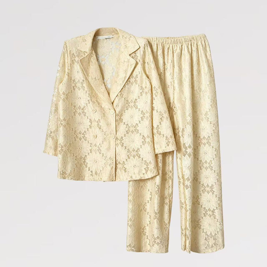 Completo Tailleur in Pizzo - Made in Italy