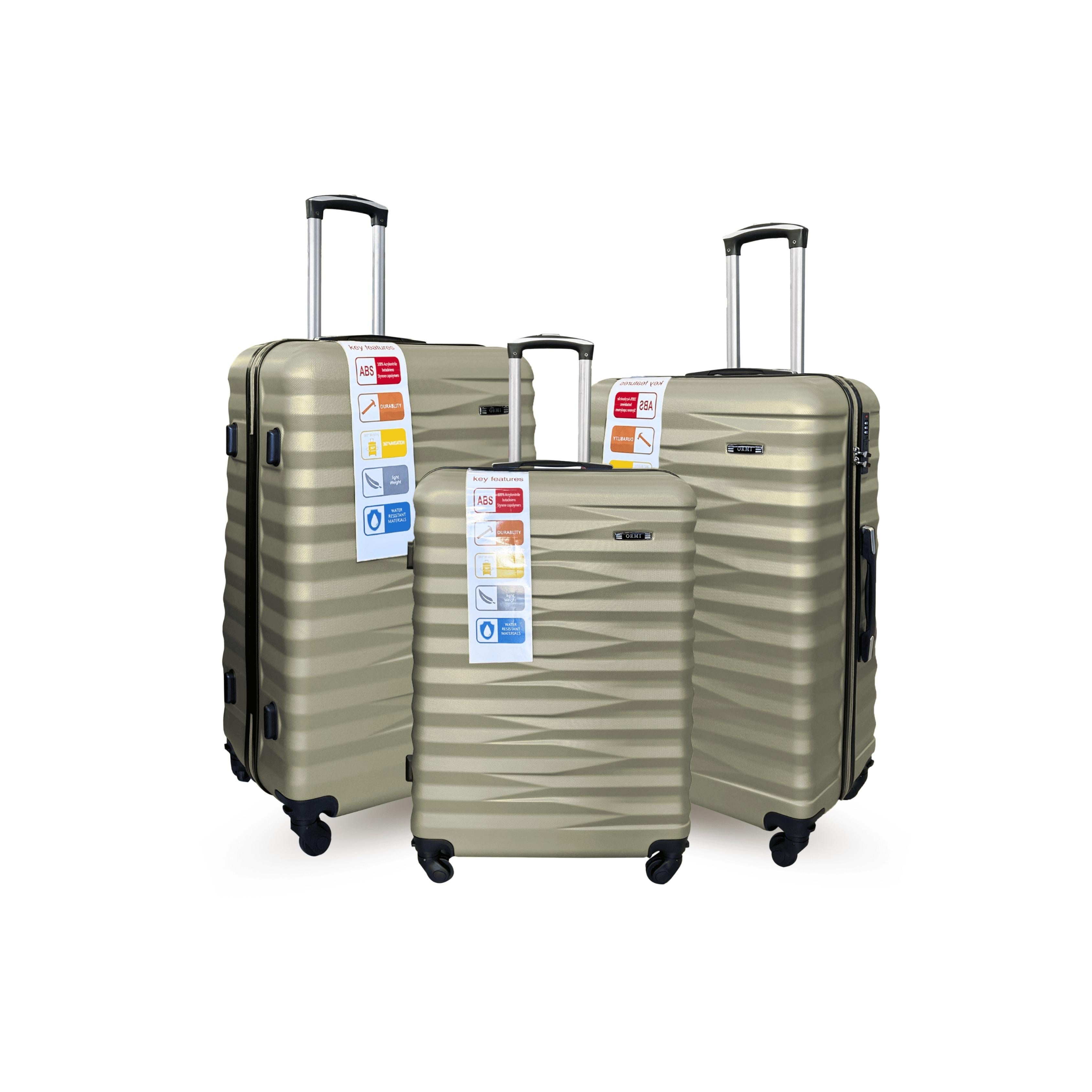 Set 3 Valigie ORMI WaveStyle (3 Pezzi) – S/M/L
