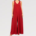 【Lady First】Tuta Infinity Flow – Jumpsuit Palazzo Viscosa - Made in Italy