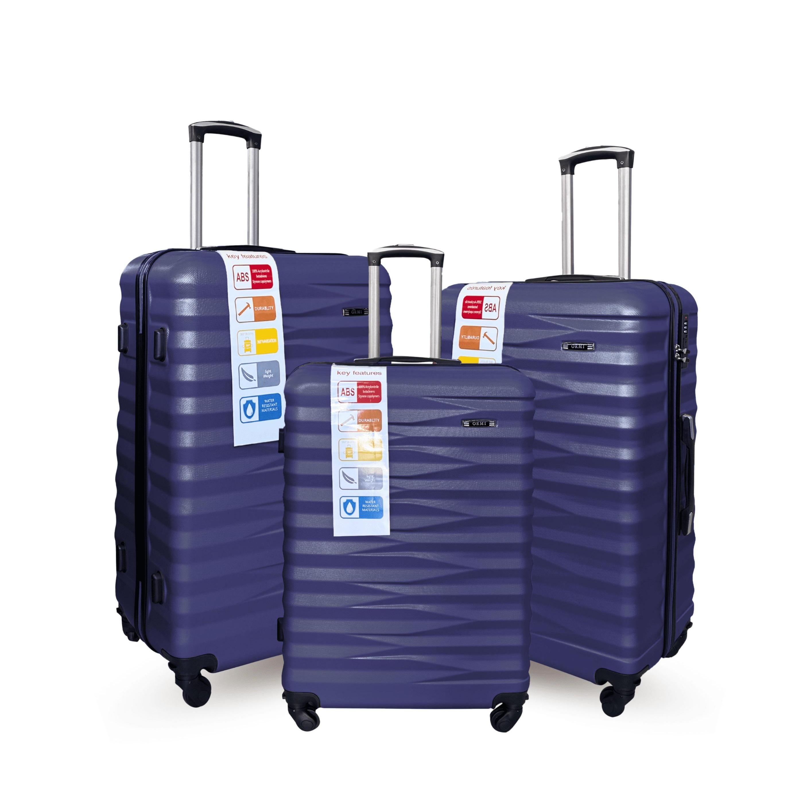 Set 3 Valigie ORMI WaveStyle (3 Pezzi) – S/M/L