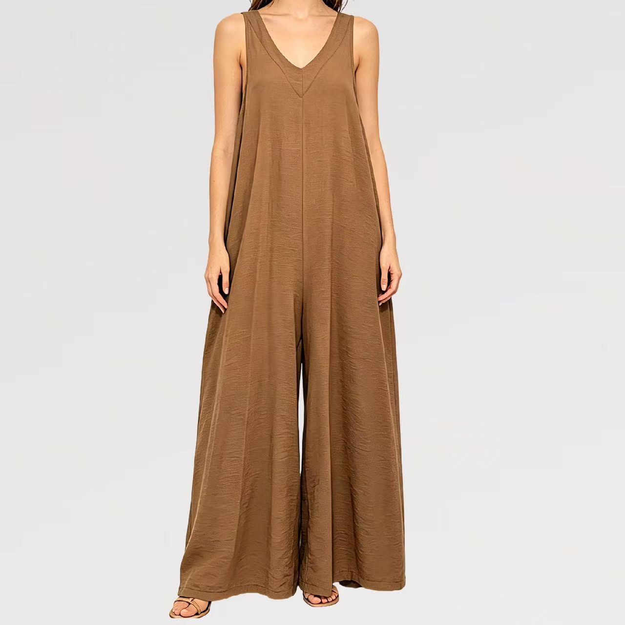 Tuta Infinity Flow – Jumpsuit Palazzo Viscosa - Made in Italy
