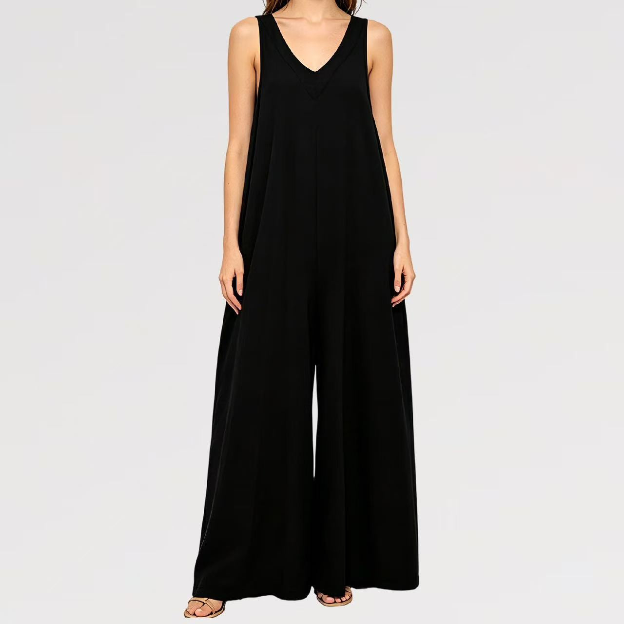 Tuta Infinity Flow – Jumpsuit Palazzo Viscosa - Made in Italy