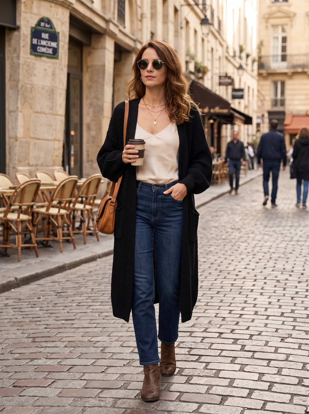 【Lady First】Maxi Cardigan MARA Comfort Soft Style – Made in Italy