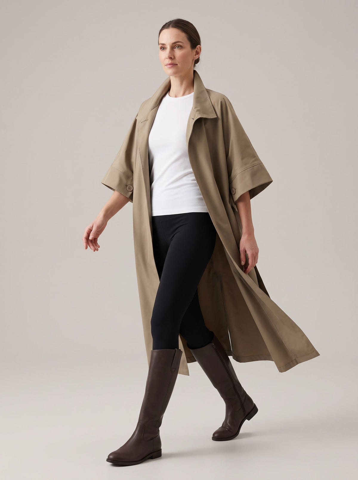 【Lady First】STELLA  Cappotto Trench Oversize