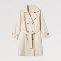【Lady First】 Trenchcoat Eleganz - Made in Italy - Italienische Eleganz mit unverwechselbarem Stil und faszinierendem Design, sieben elegante Farben, Mütze
