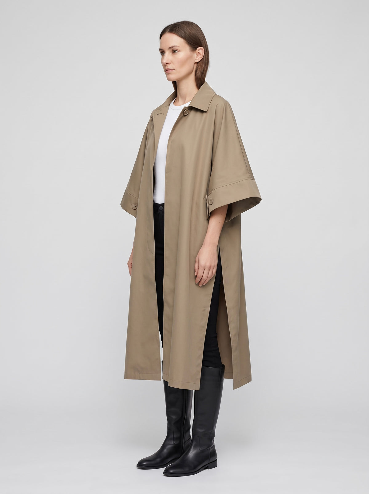 【Lady First】STELLA  Cappotto Trench Oversize