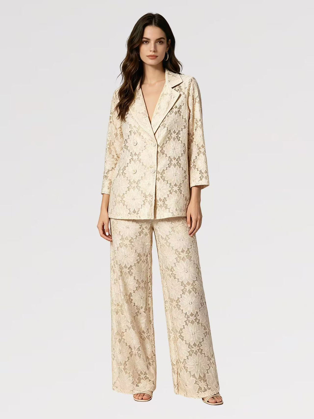 Completo Tailleur in Pizzo - Made in Italy