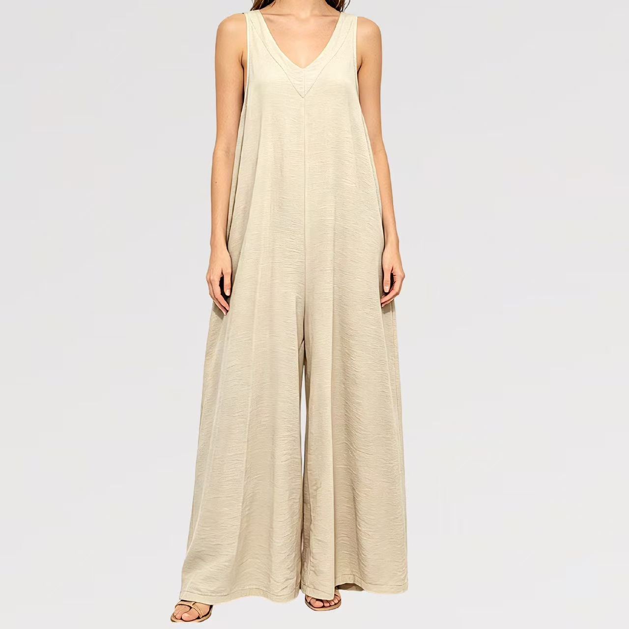 Tuta Infinity Flow – Jumpsuit Palazzo Viscosa - Made in Italy
