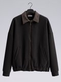 【Lady First】Giacca bomber Luana collo contrasto in velluto a coste – Made in Italy