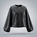 【Lady First】Giacca ecopelle Greta – Made in Italy
