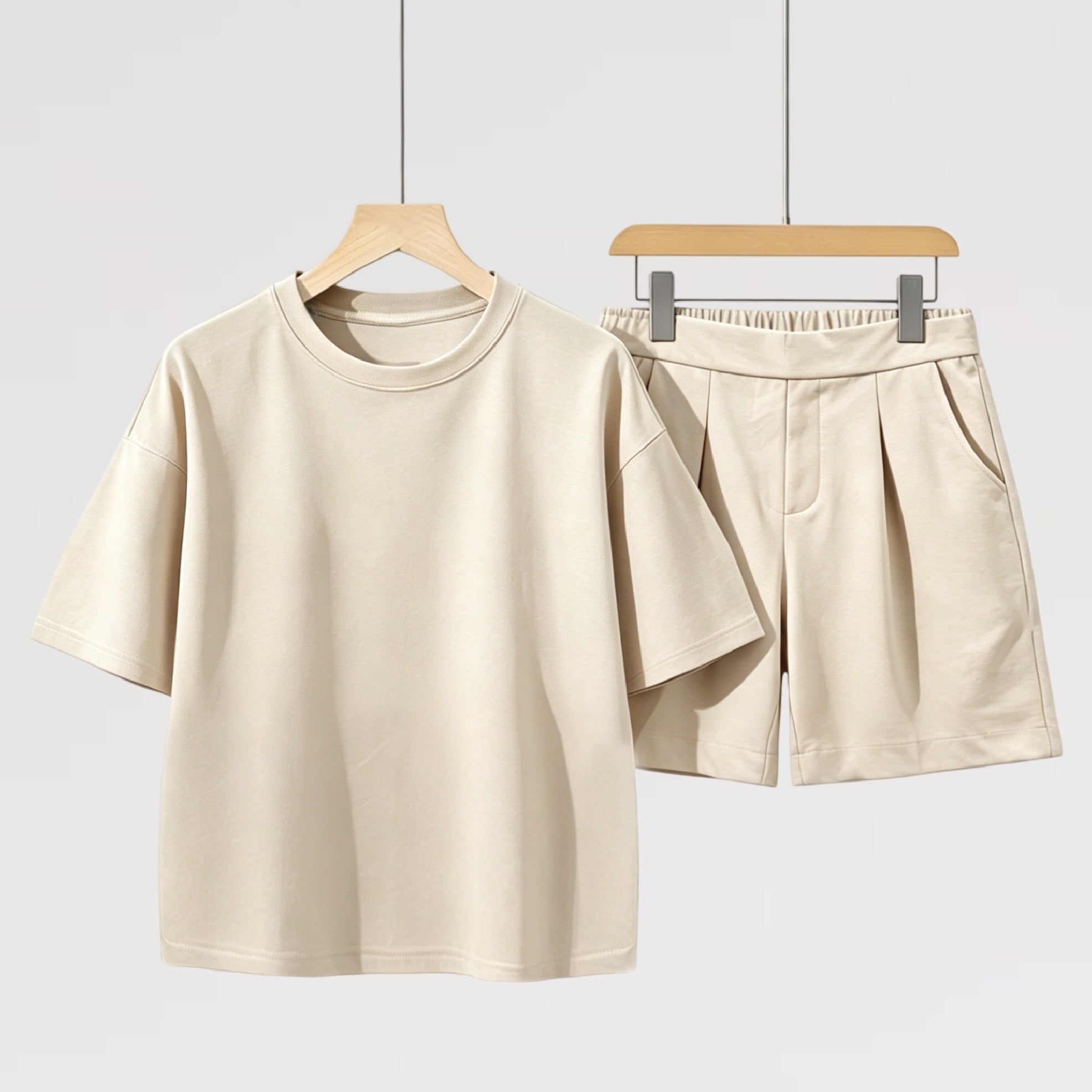 Oversize Sommer-Set Made in Italy Baumwolle Viskose-LADY FIRST