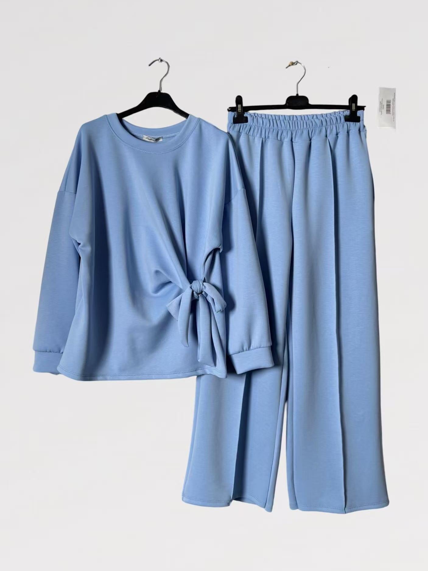 Completo Fiocco – Made in Italy Set Comfort Chic Viscosa Poliestere