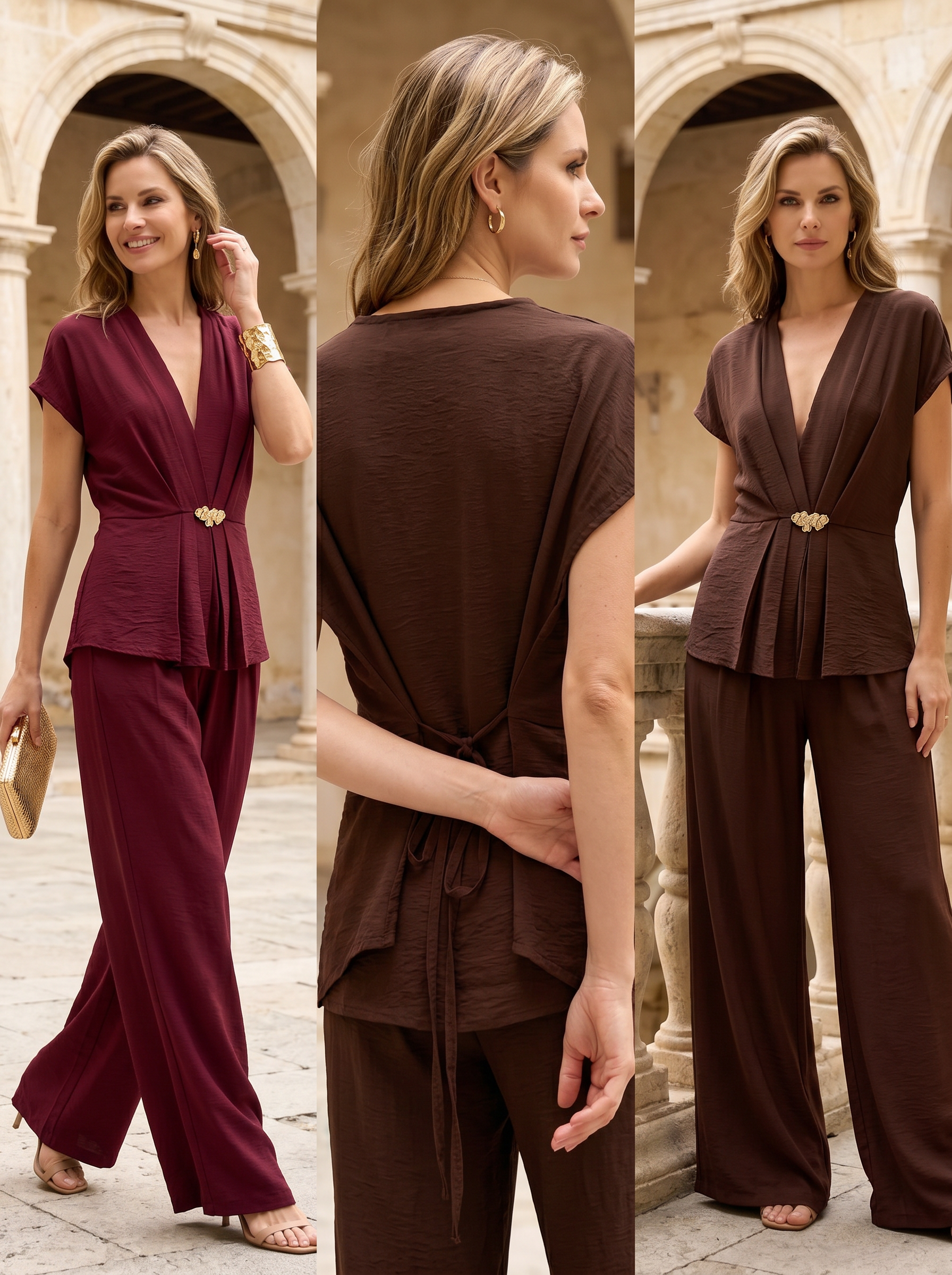 【Lady First】Completo LIVIA Summer Lux in Viscosa - Made in Italy
