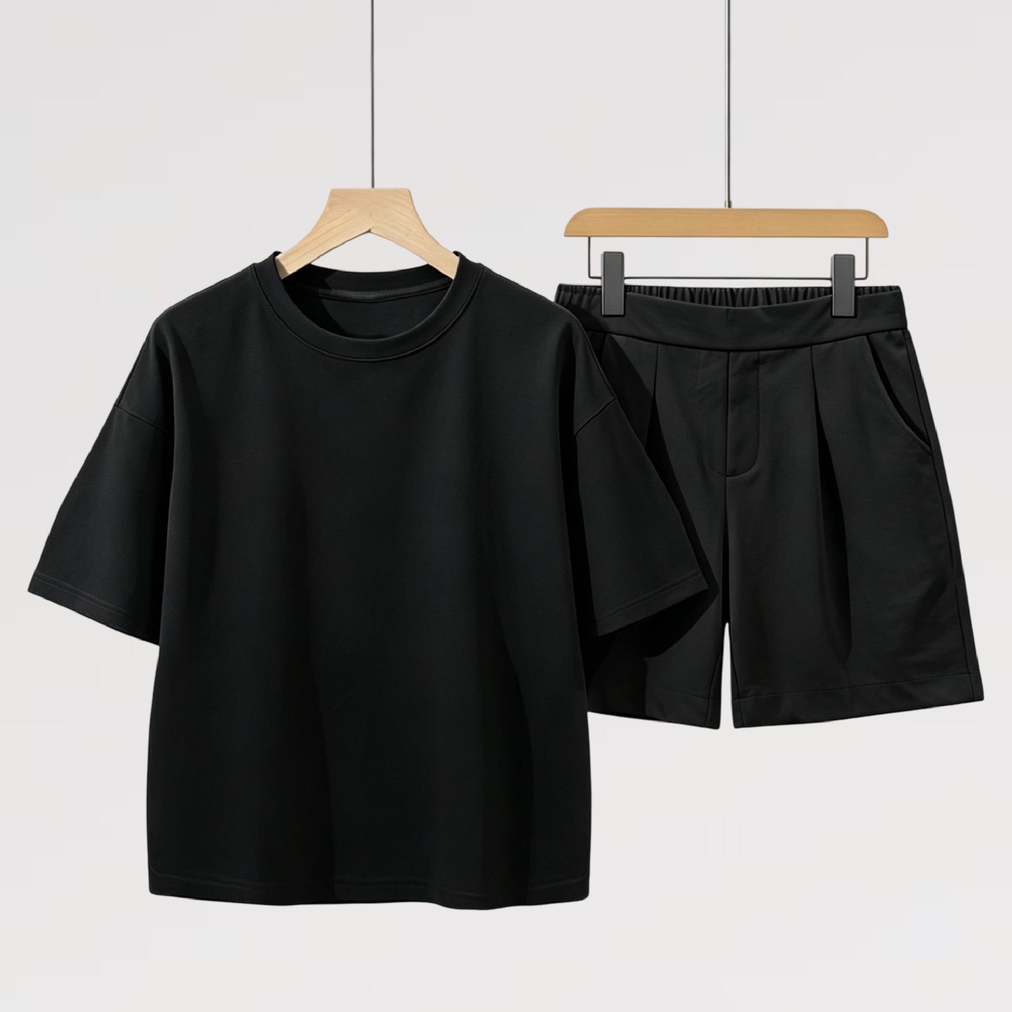 Oversize Sommer-Set Made in Italy Baumwolle Viskose-LADY FIRST