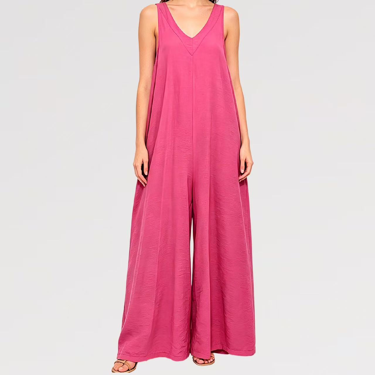 Tuta Infinity Flow – Jumpsuit Palazzo Viscosa - Made in Italy