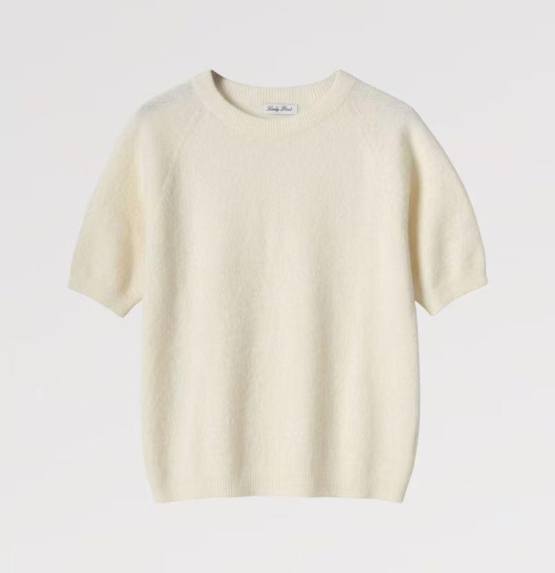 Maglia Nuvola Soft Made in Italy - Maglia a Manica Corta in Filato Morbido e Soffice - Ideale per Mezza Stagione o Sotto Giacca - Larghezza 96 cm, Lunghezza 60 cm - Promozione Speciale: 2 Pezzi con 20% Sconto e Spedizione Gratuita