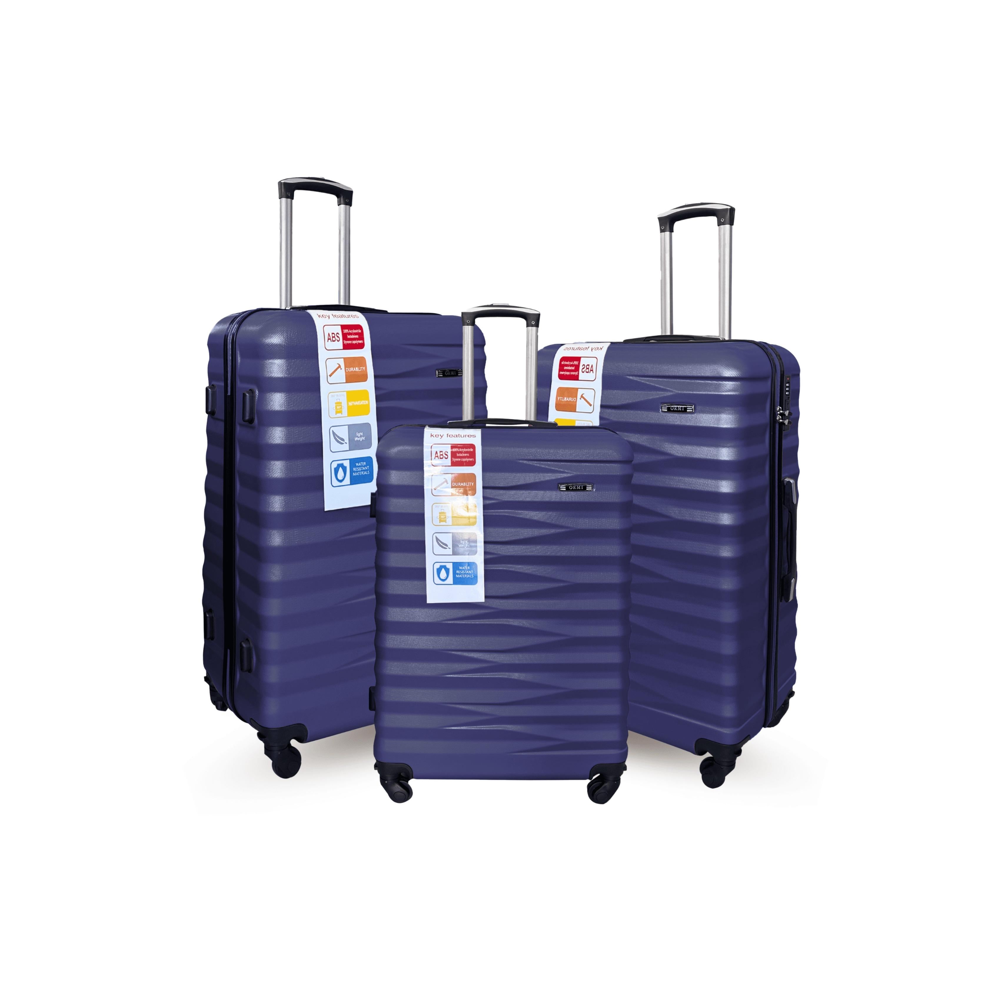 Set 3 Valigie ORMI WaveStyle (3 Pezzi) – S/M/L