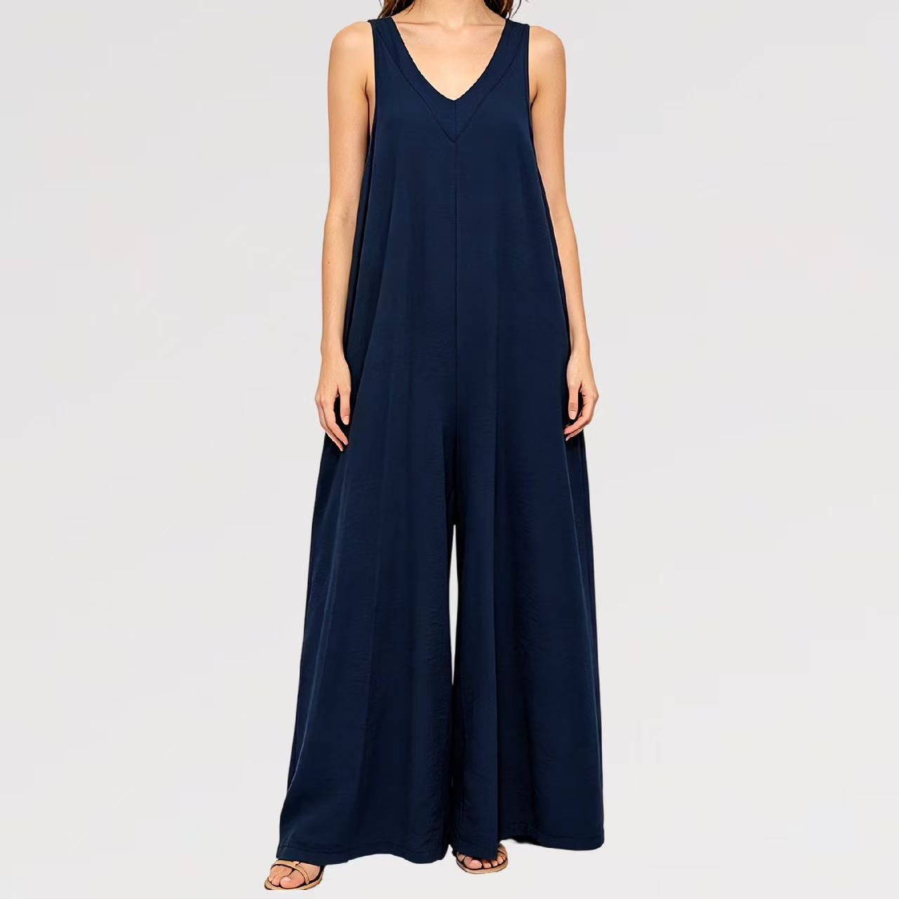 Tuta Infinity Flow – Jumpsuit Palazzo Viscosa - Made in Italy