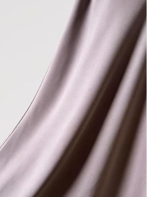 Gonna Lunga Effetto Raso Made in Italy con Finish Luminoso e Setoso Taglio Fluido e Elasticizzata per Comfort e Eleganza Perfetta per Occasioni Speciali