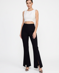 【Lady First】Elegante Flare-Hose mit Schlitz vorne – Ein Must-Have für deine Garderobe, perfekt für alle, die eleganten Stil lieben