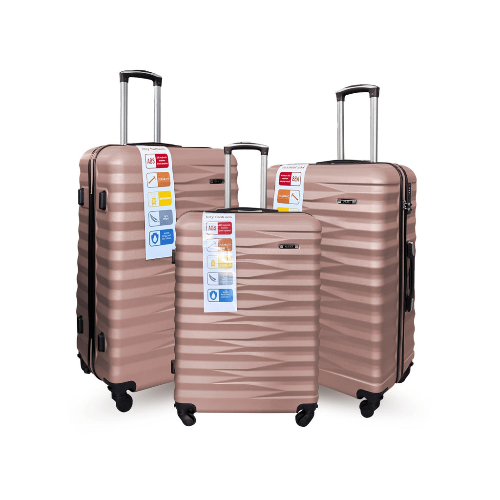 Set 3 Valigie ORMI WaveStyle (3 Pezzi) – S/M/L