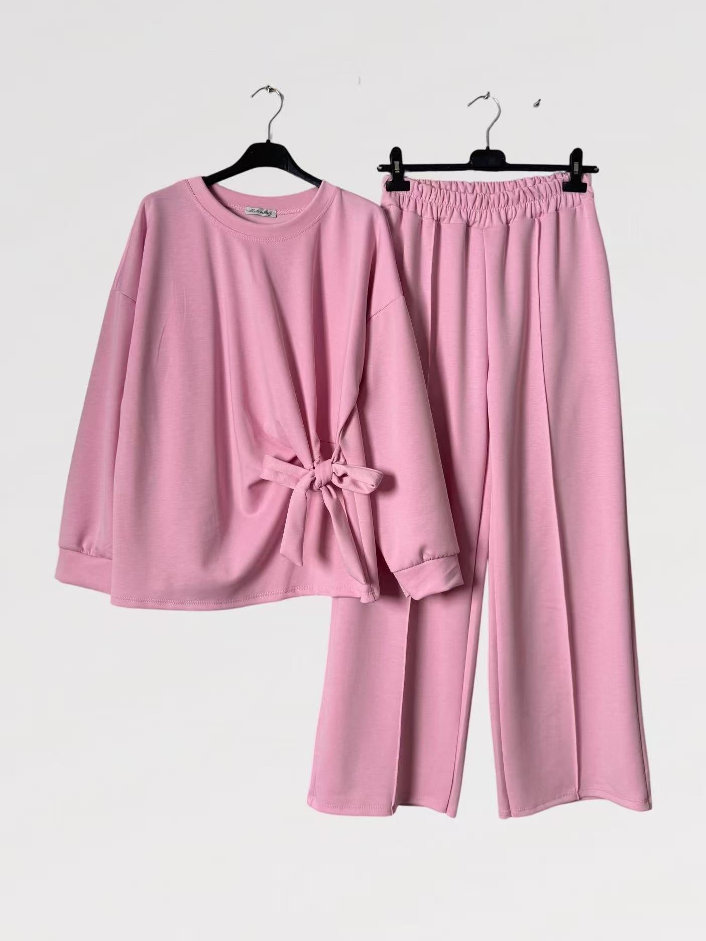 Completo Fiocco – Made in Italy Set Comfort Chic Viscosa Poliestere