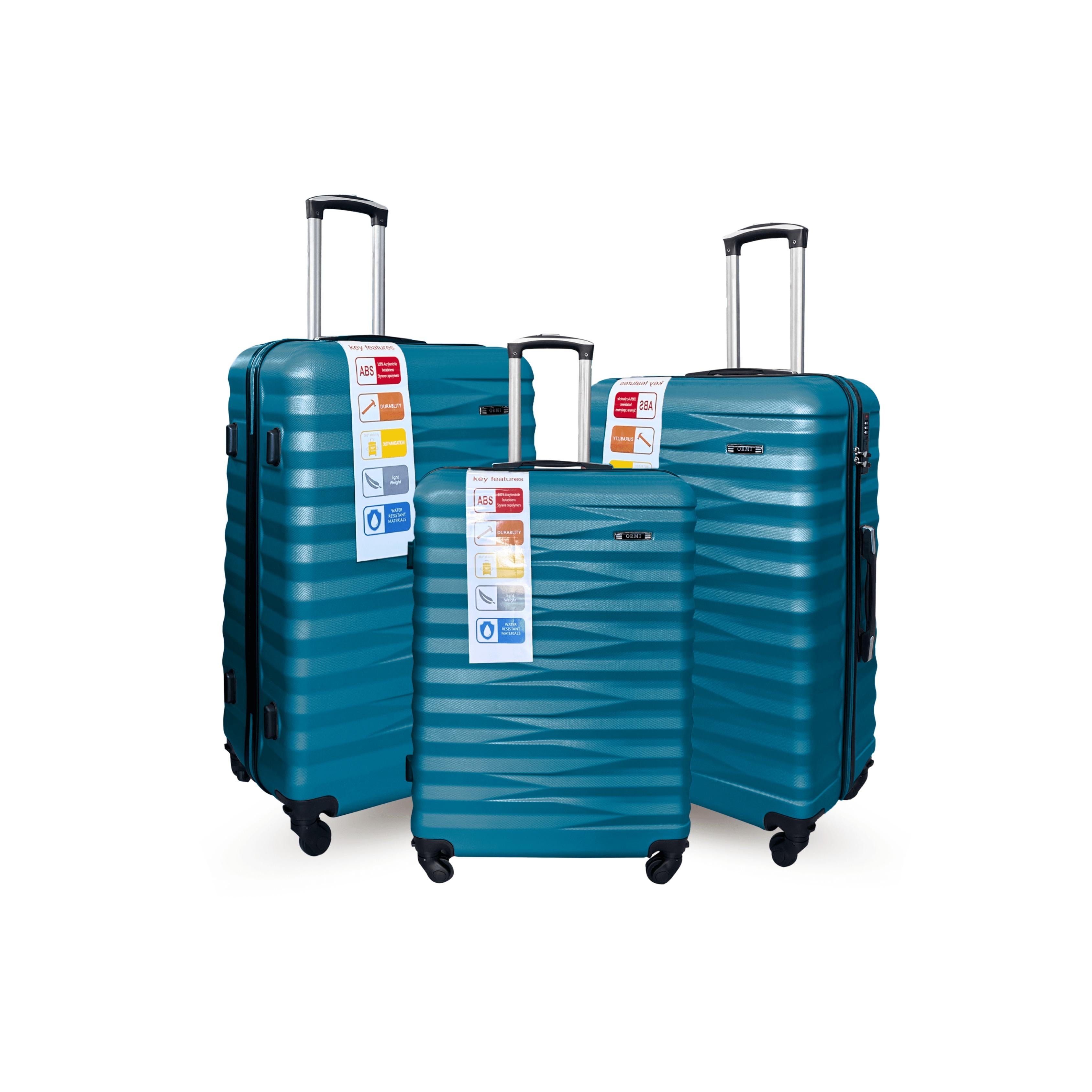 Set 3 Valigie ORMI WaveStyle (3 Pezzi) – S/M/L
