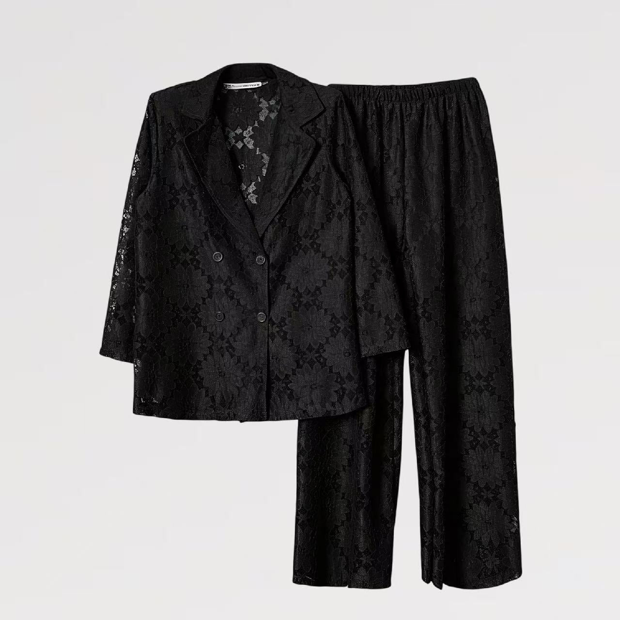 【Lady First】Completo Tailleur in Pizzo - Made in Italy