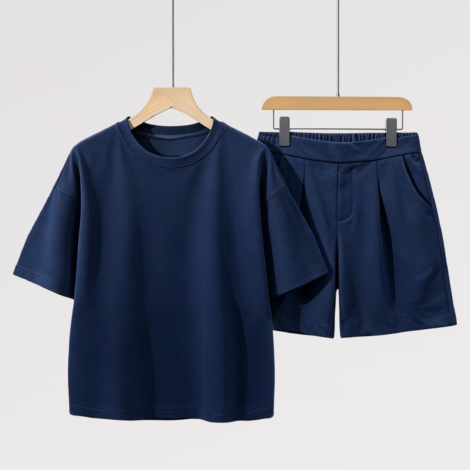 Oversize Sommer-Set Made in Italy Baumwolle Viskose-LADY FIRST