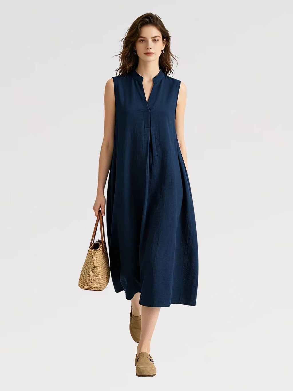 Abito Maxi Dress Fluido - Made in Italy