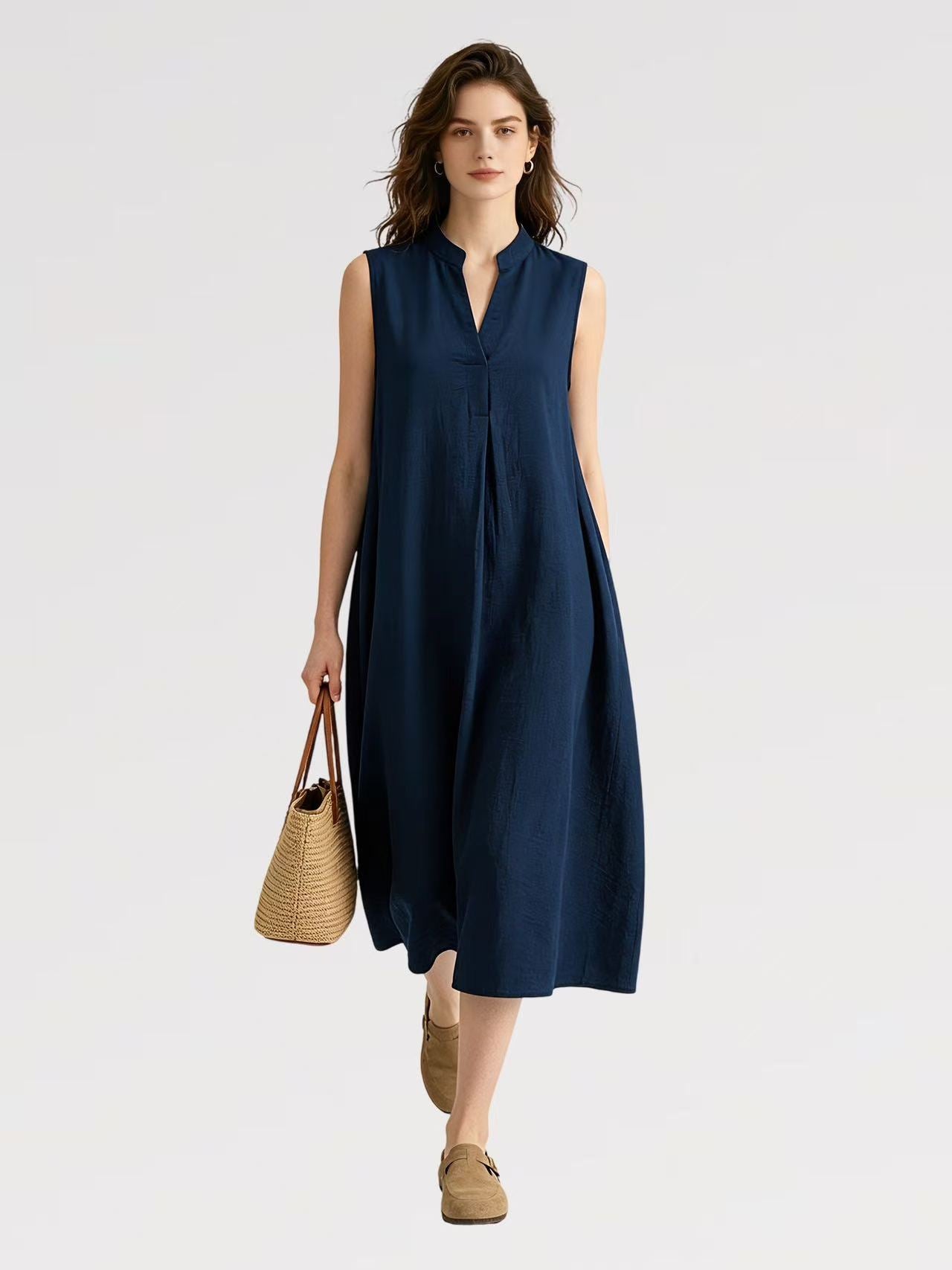 Abito Maxi Dress Fluido - Made in Italy
