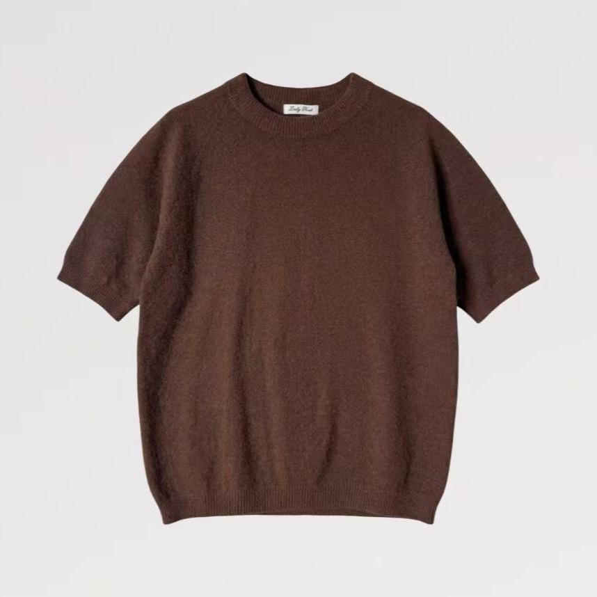 Maglia Nuvola Soft Made in Italy - Maglia a Manica Corta in Filato Morbido e Soffice - Ideale per Mezza Stagione o Sotto Giacca - Larghezza 96 cm, Lunghezza 60 cm - Promozione Speciale: 2 Pezzi con 20% Sconto e Spedizione Gratuita