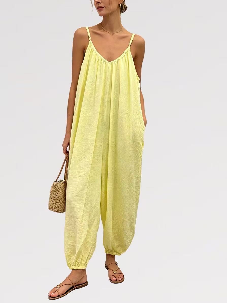Tuta Boho Breeze – Jumpsuit Morbida - viscosa - Made in Italy