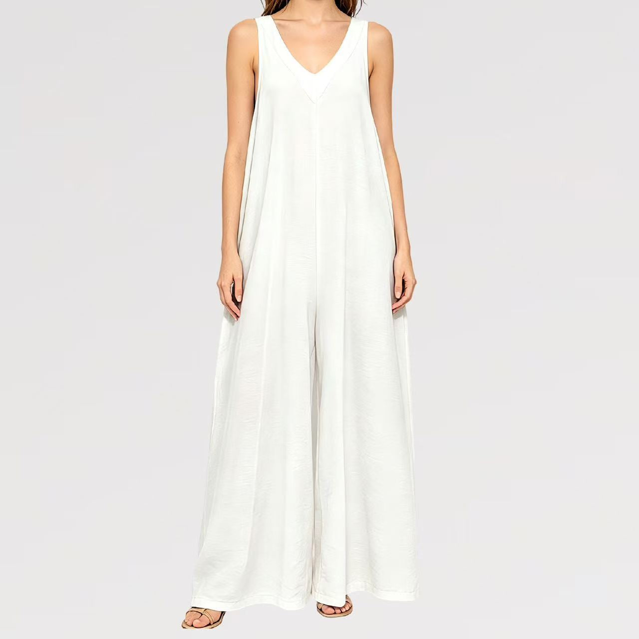Tuta Infinity Flow – Jumpsuit Palazzo Viscosa - Made in Italy