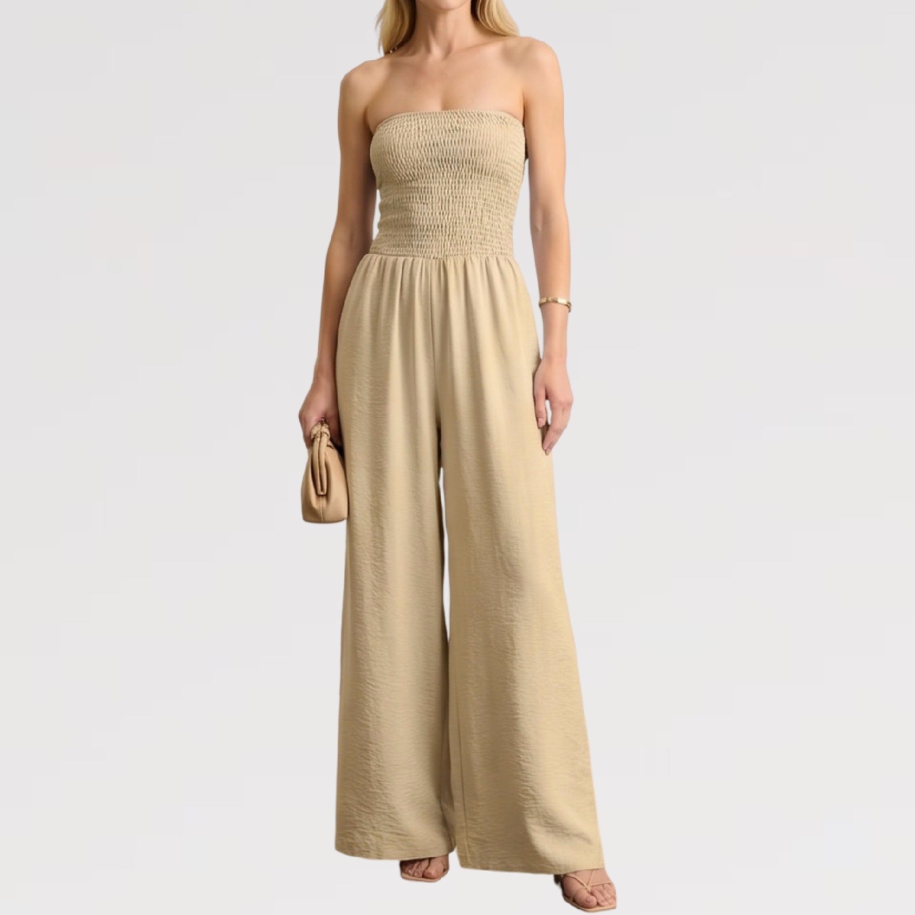 【Lady First】Tuta SOLEA Bandeau Viscosa Made in Italy Linea Soft